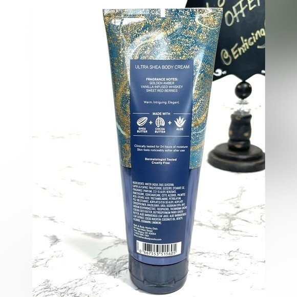 Bath & Body Works Sweet Whiskey Ultra Shea Body Cream Discontinued - Picture 3 of 4